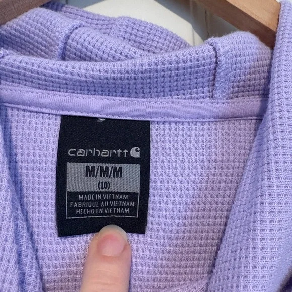 Carhartt Kids Light Purple Hoodie - Picture 3 of 3